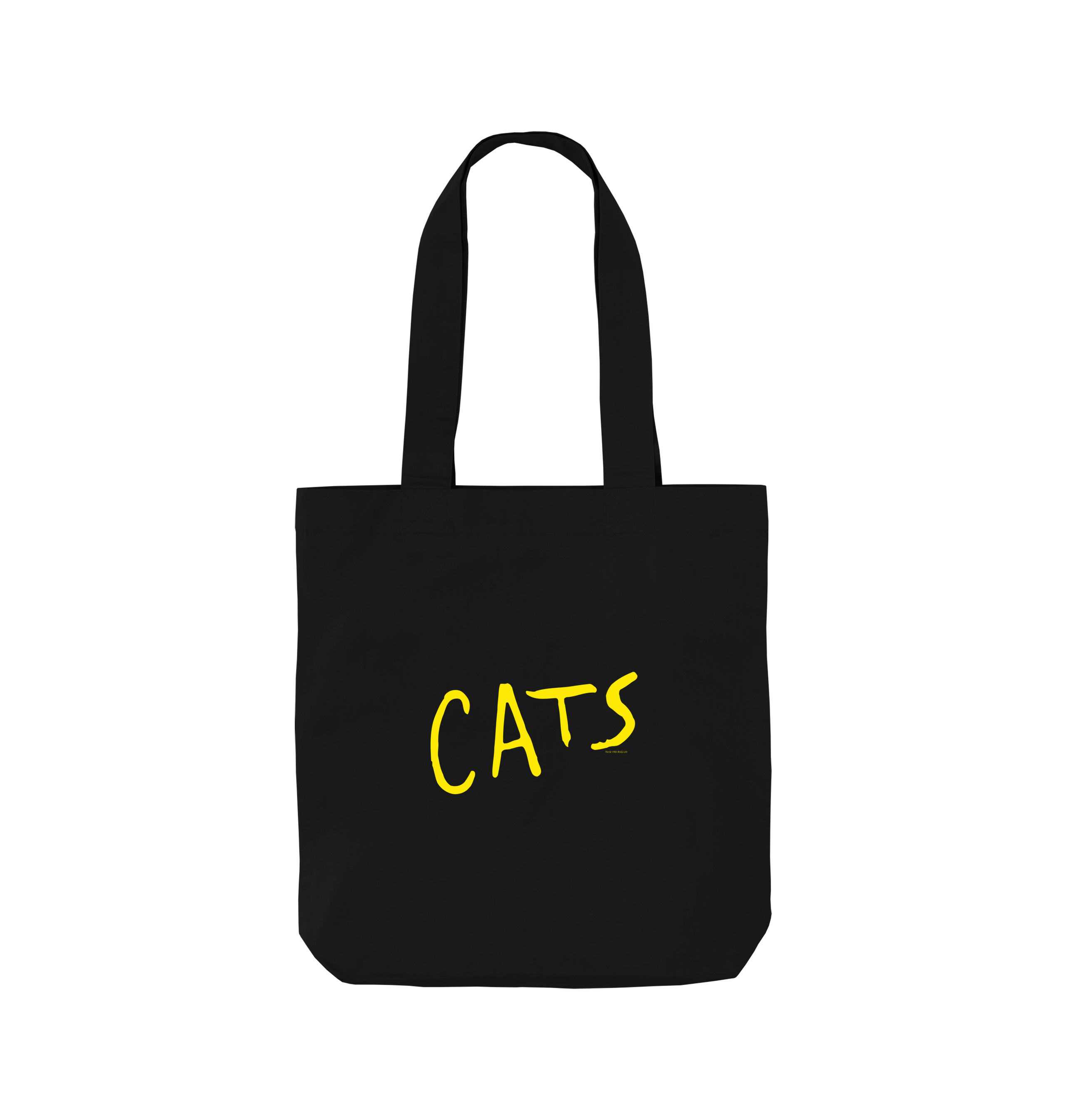 Black Printed Bag Back