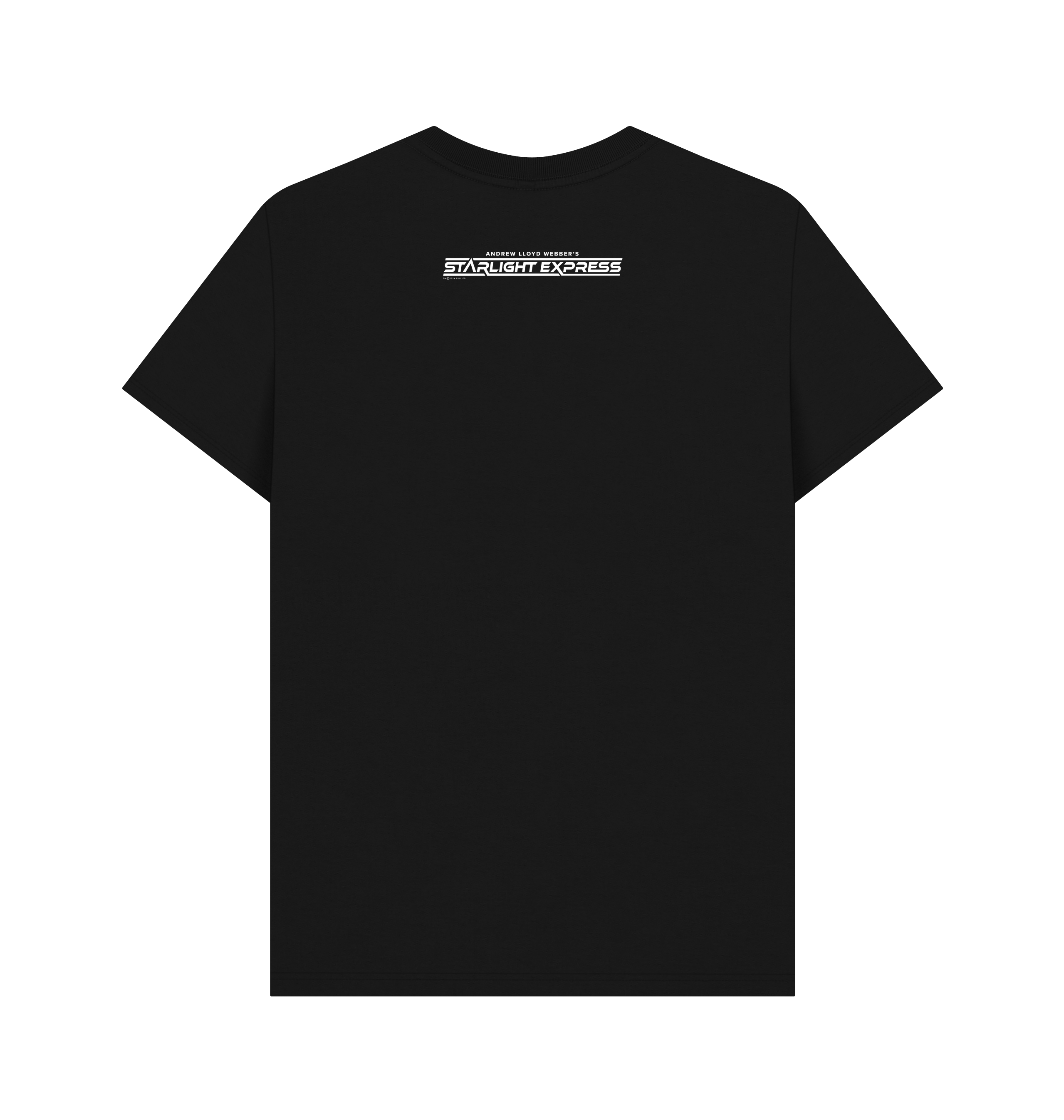 Black Printed T-shirt Back