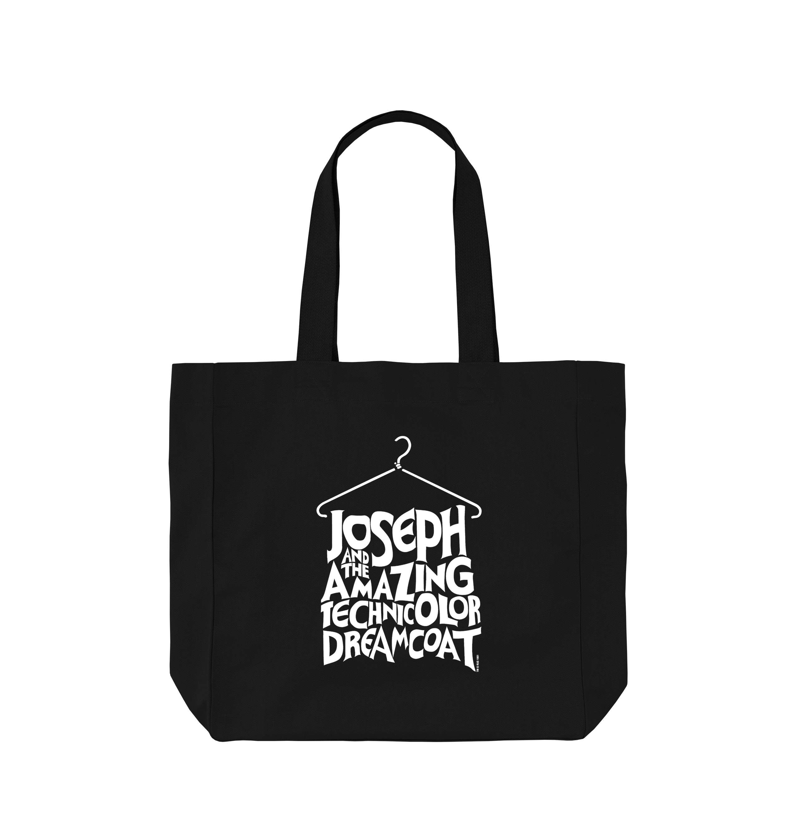 Black Printed Bag Back