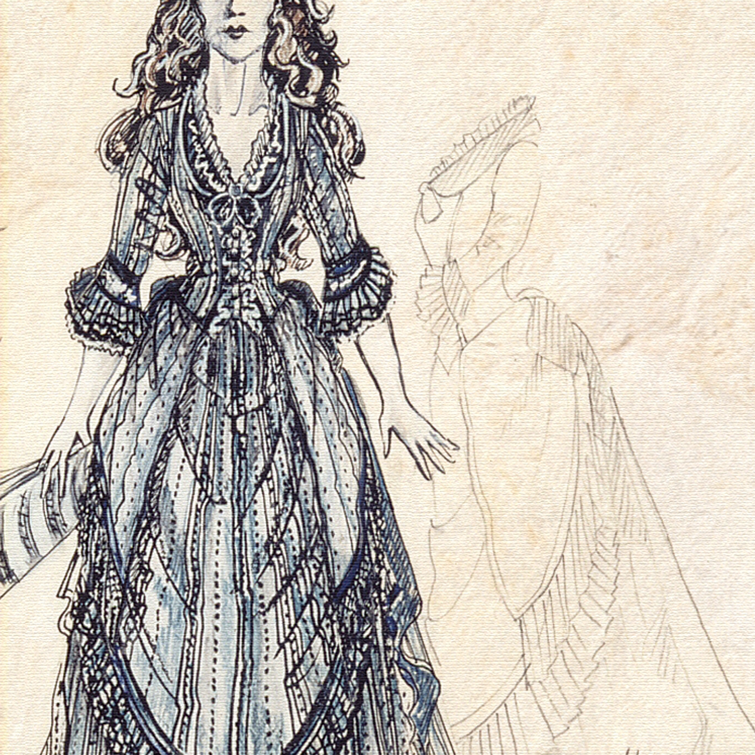Phantom of the Opera Archive Print - Christine (Manager's Office & Mausoleum)