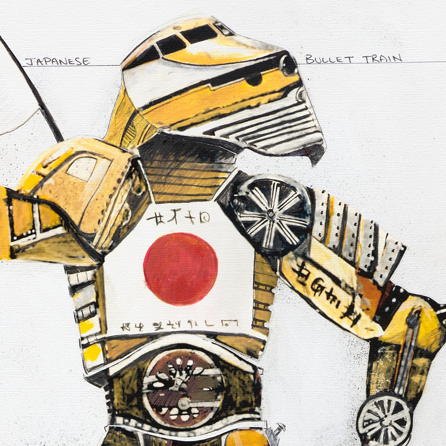 Starlight Express Archive Print - Japanese Bullet Train