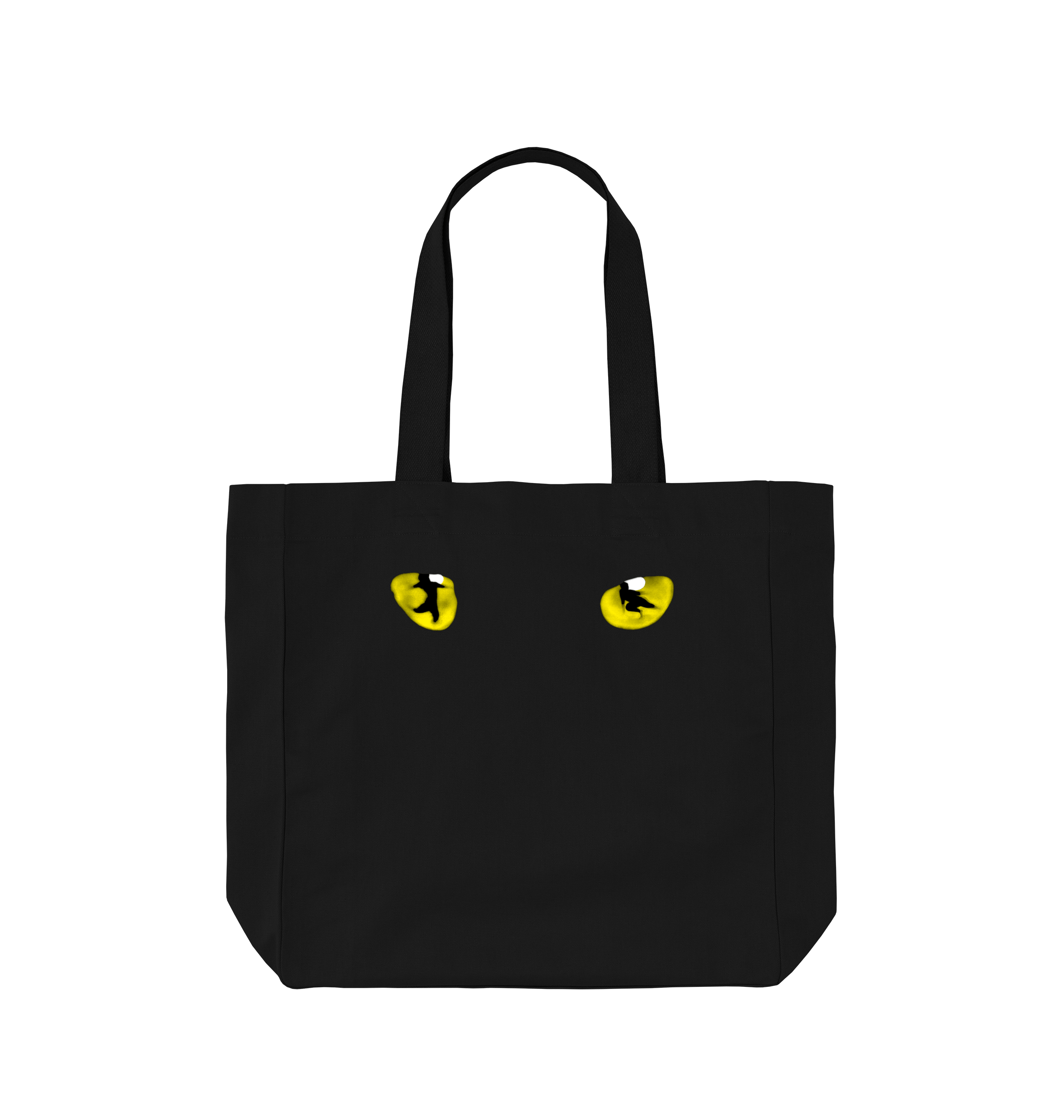 Black Printed Bag Back