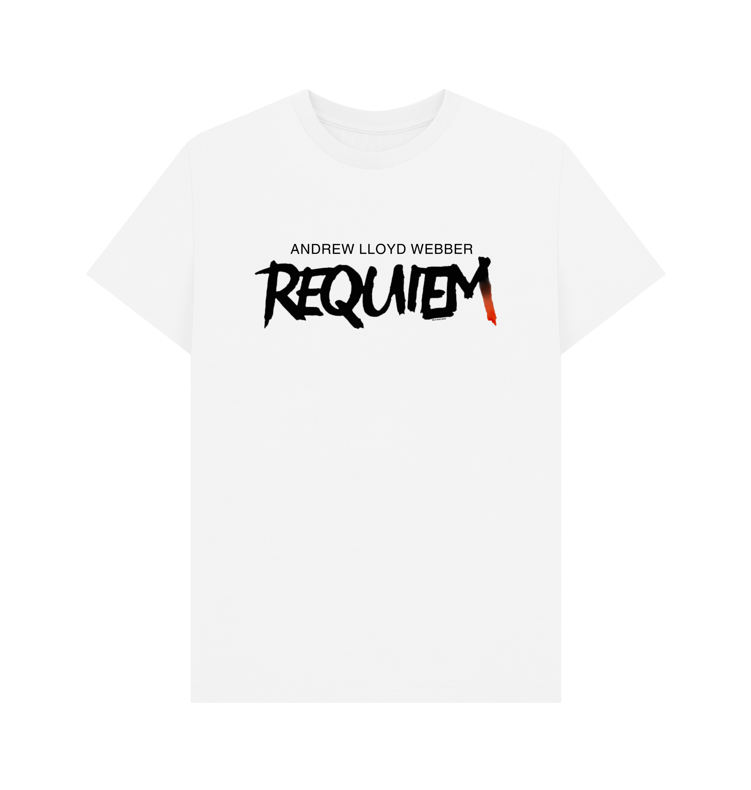 White Printed T-shirt Front