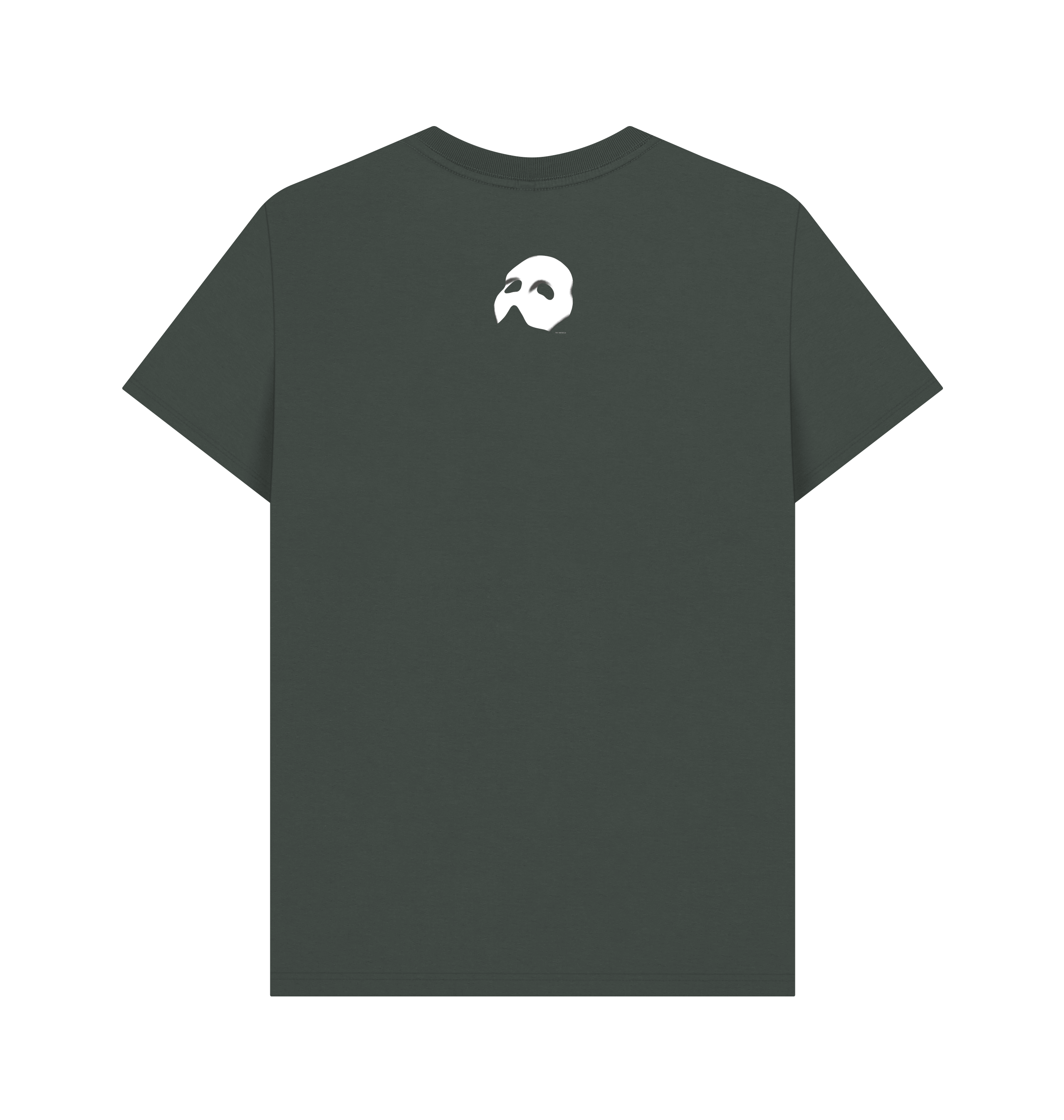 Dark Grey Printed T-shirt Back