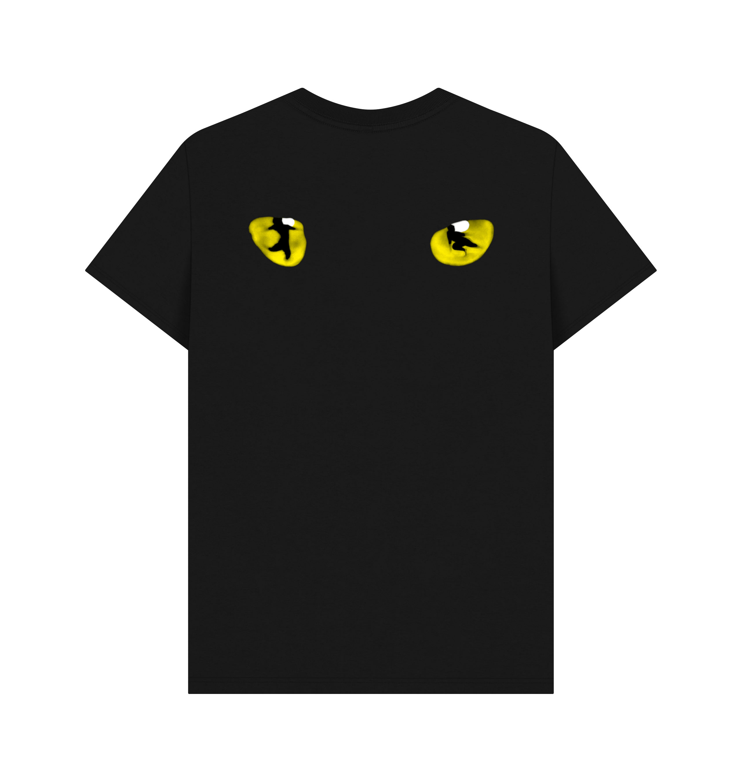 Black Printed T-shirt Back