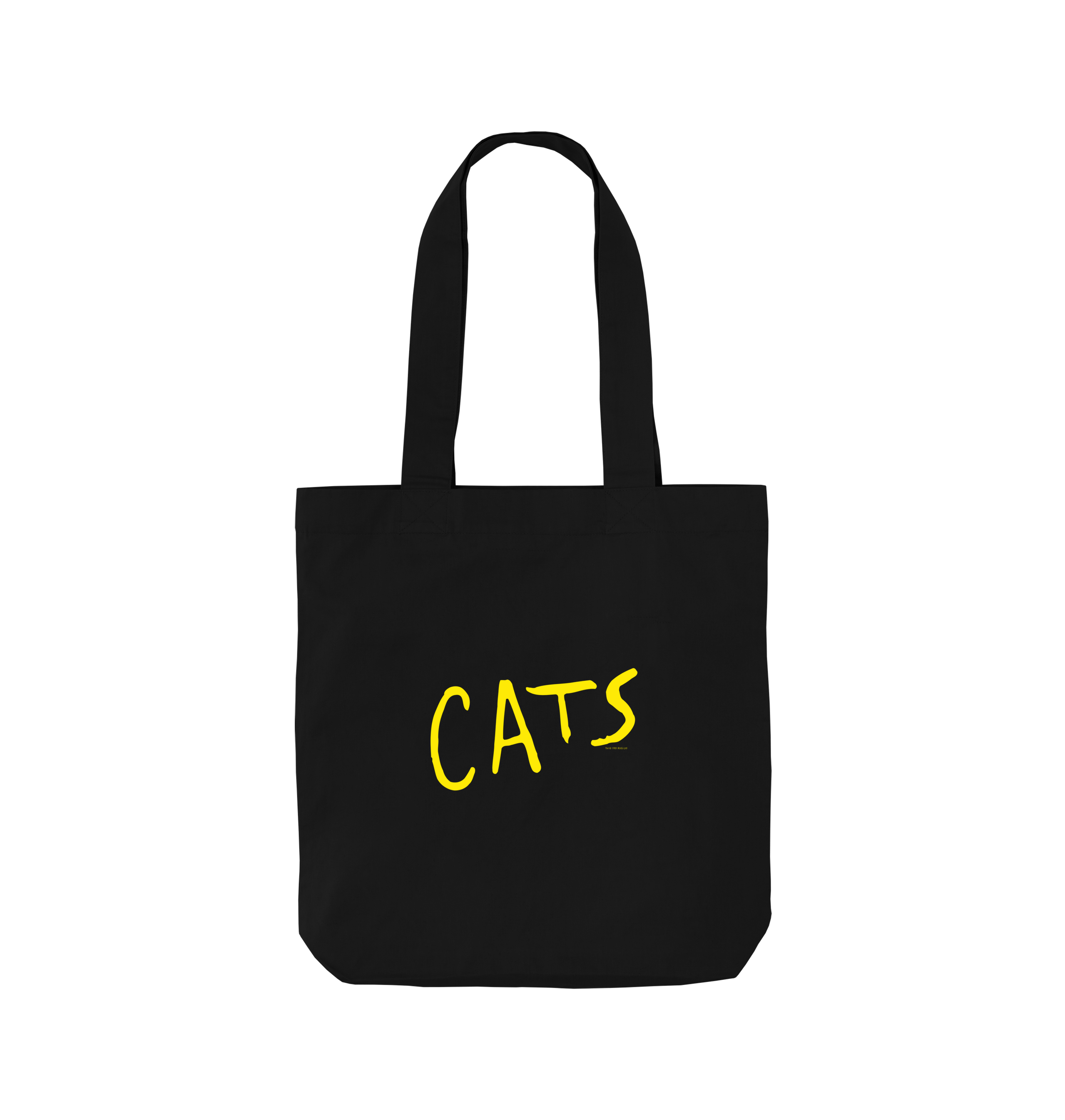 Black Printed Bag Front