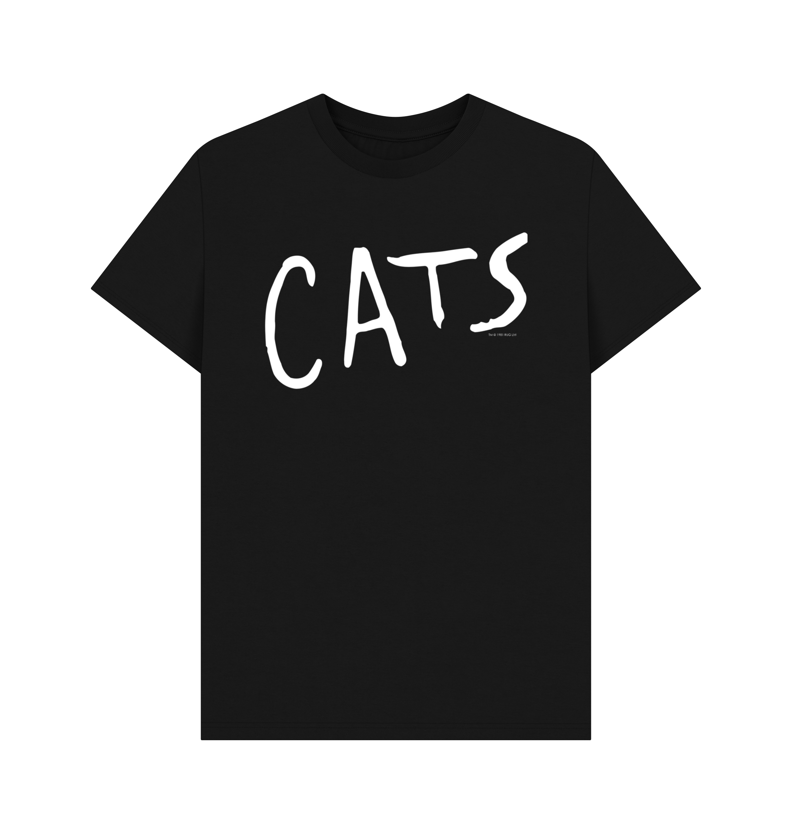 Black Printed T-shirt Front