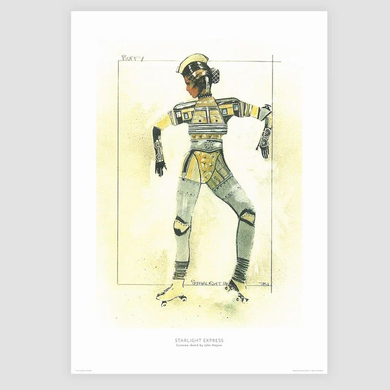 WHITE Fine art print Front