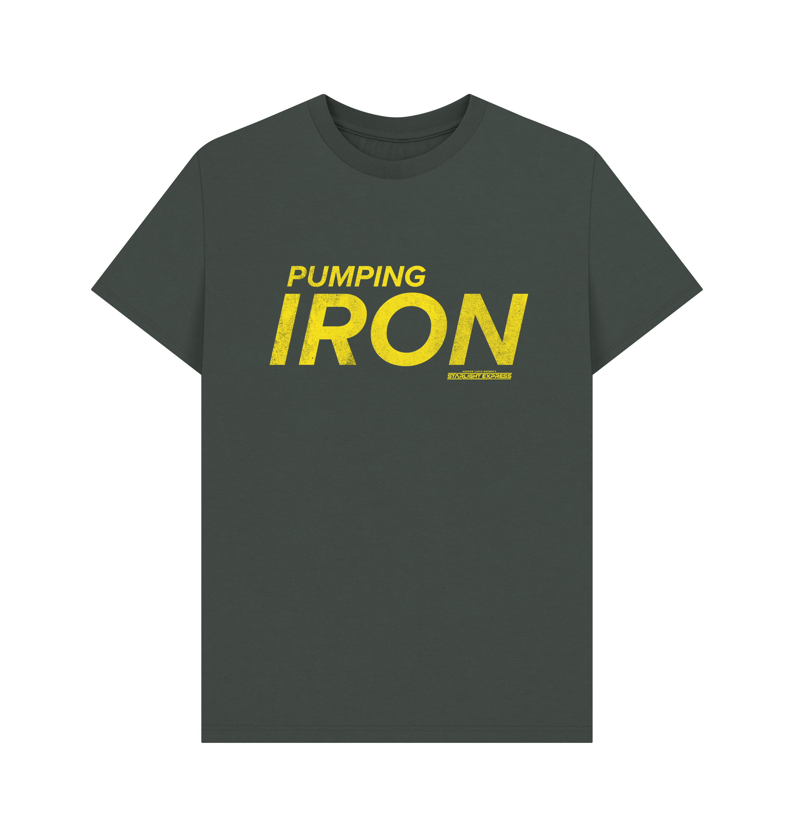 Dark Grey Printed T-shirt Front