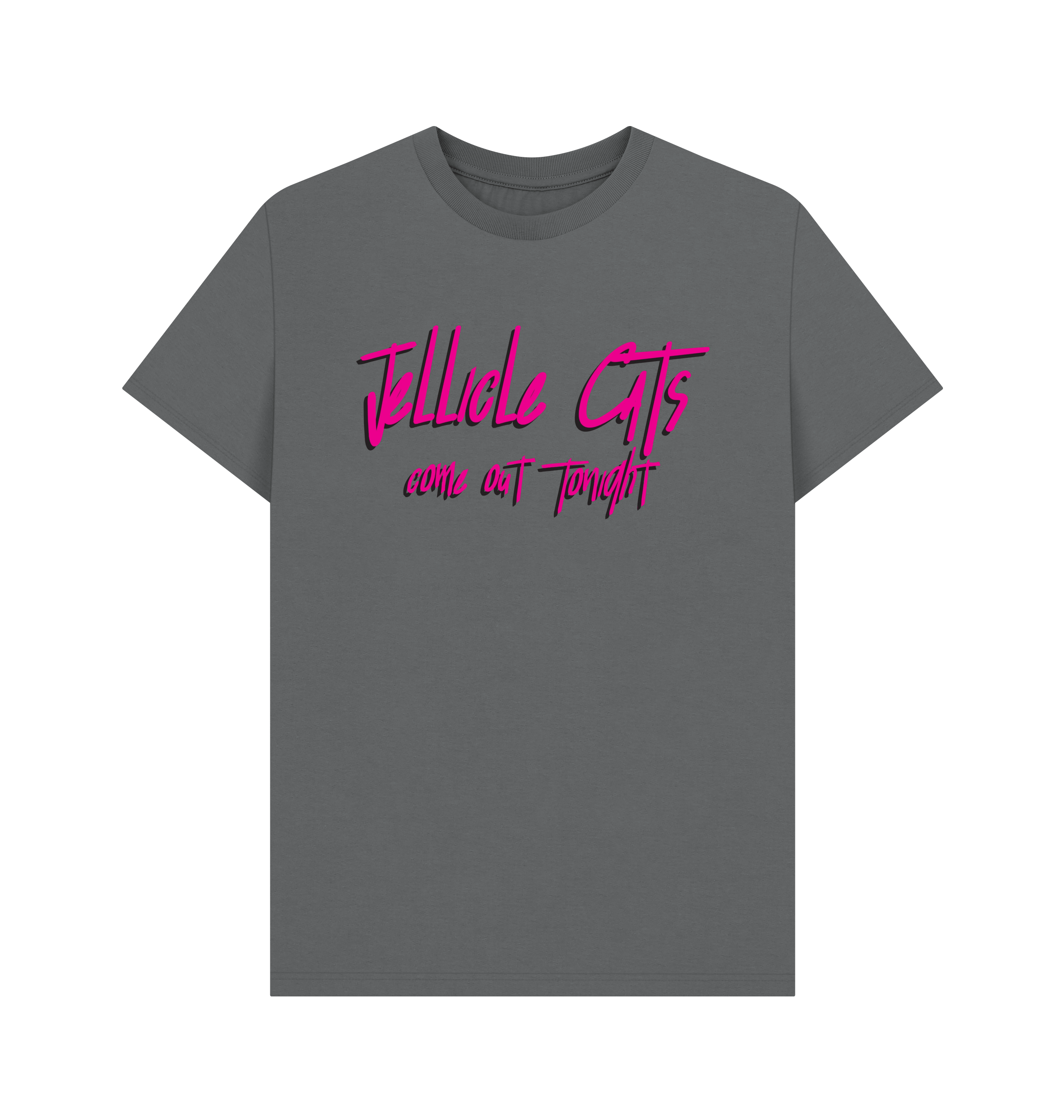 Slate Grey Printed T-shirt Front