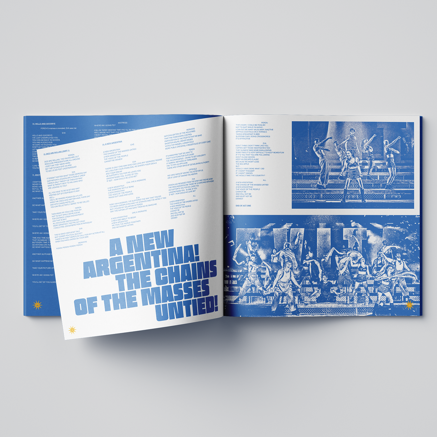 Evita: The Full Album – Blue & White Triple Vinyl