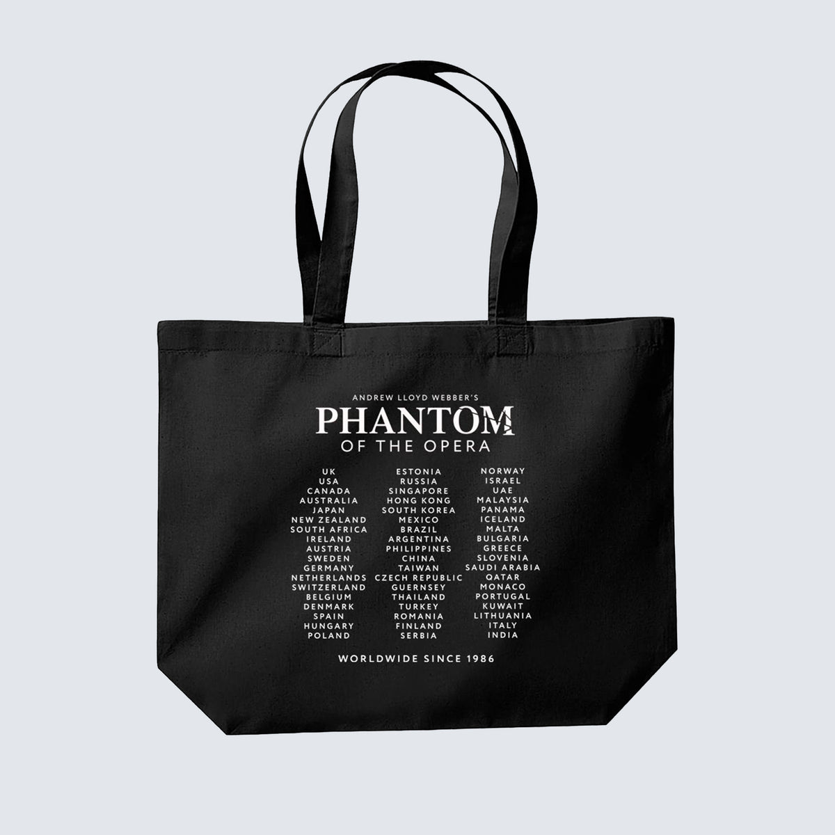 Phantom 40th Black Tote
