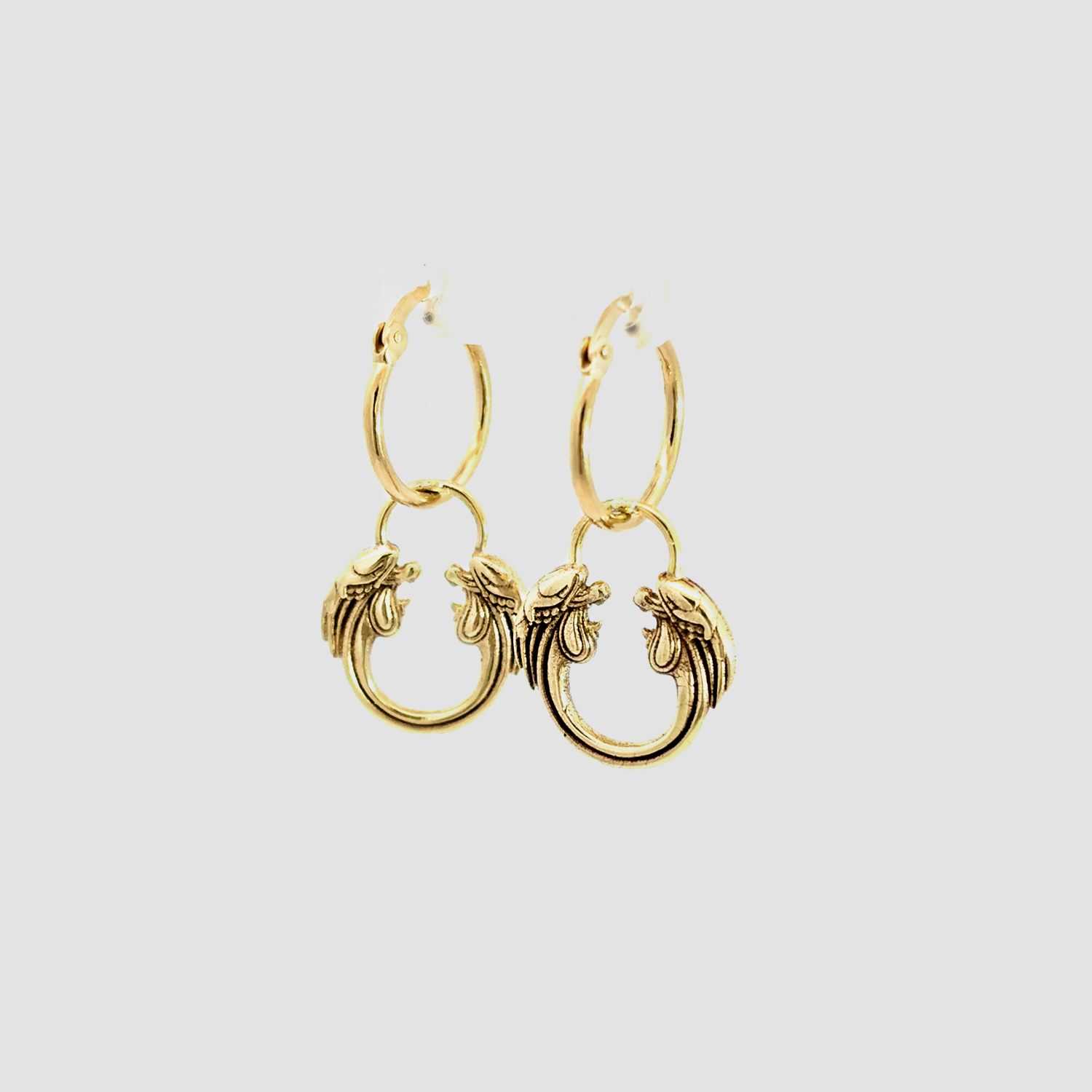 Jesus Christ Superstar Hoop Earrings (Gold Plated)