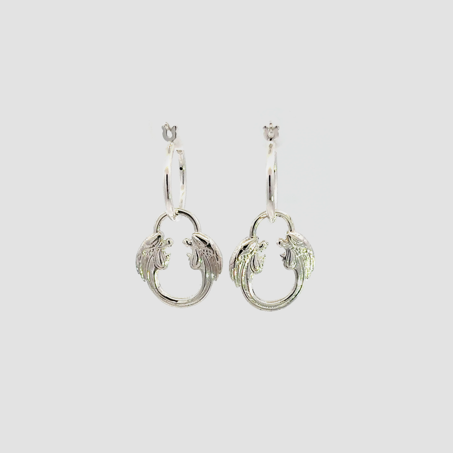 Jesus Christ Superstar Hoop Earrings (Silver Plated)
