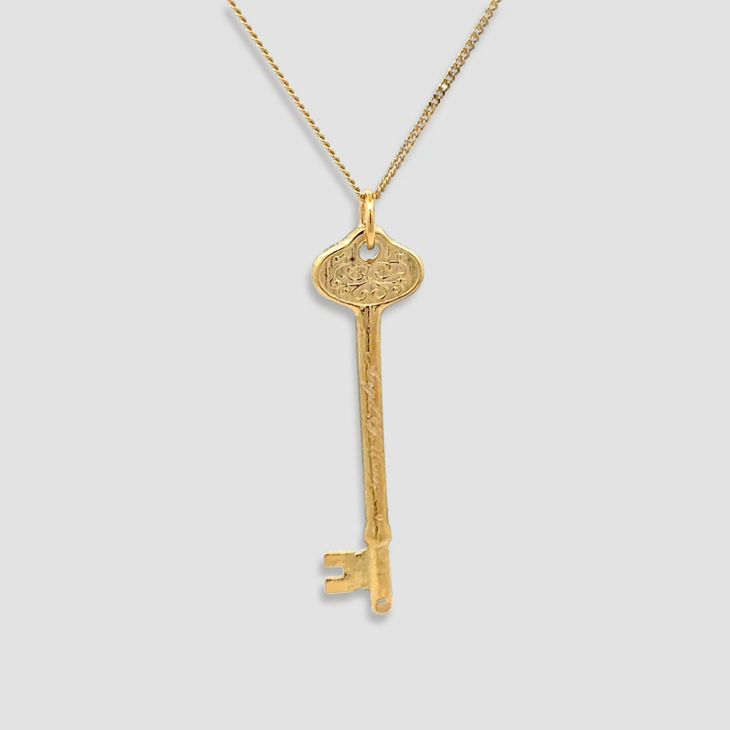 Phantom of the Opera - 'Angel of Music' Key Necklace (Gold Plated)
