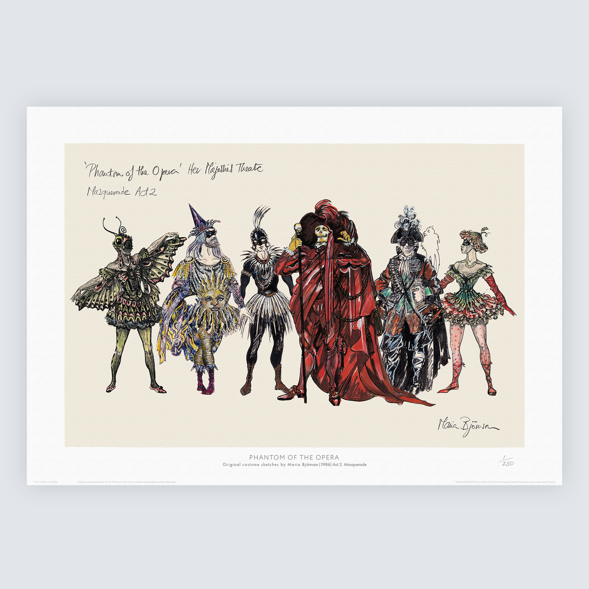 Phantom of the Opera 40th Anniversary Archive Print - LIMITED EDITION