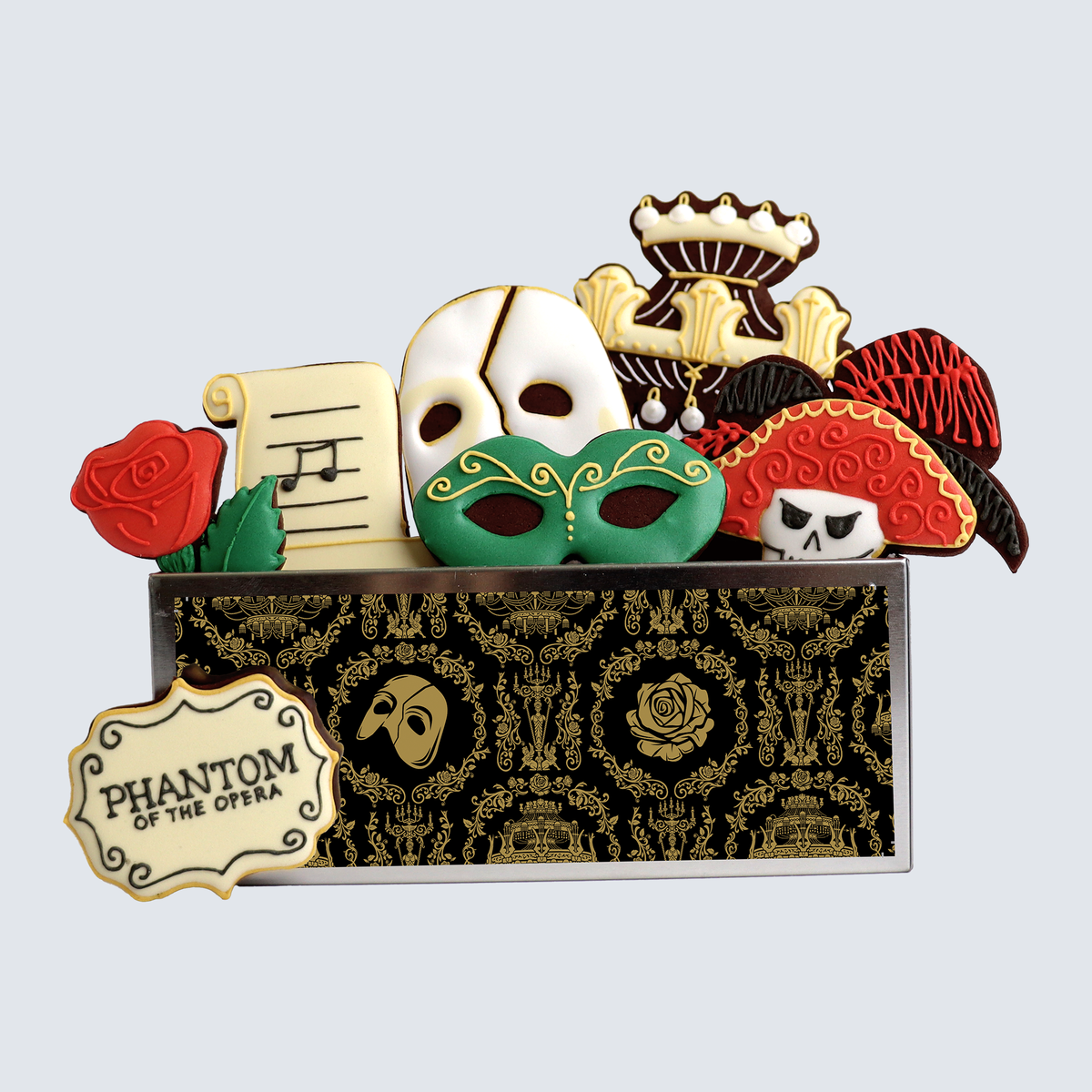 Phantom of the Opera by Biscuiteers Biscuit Tin