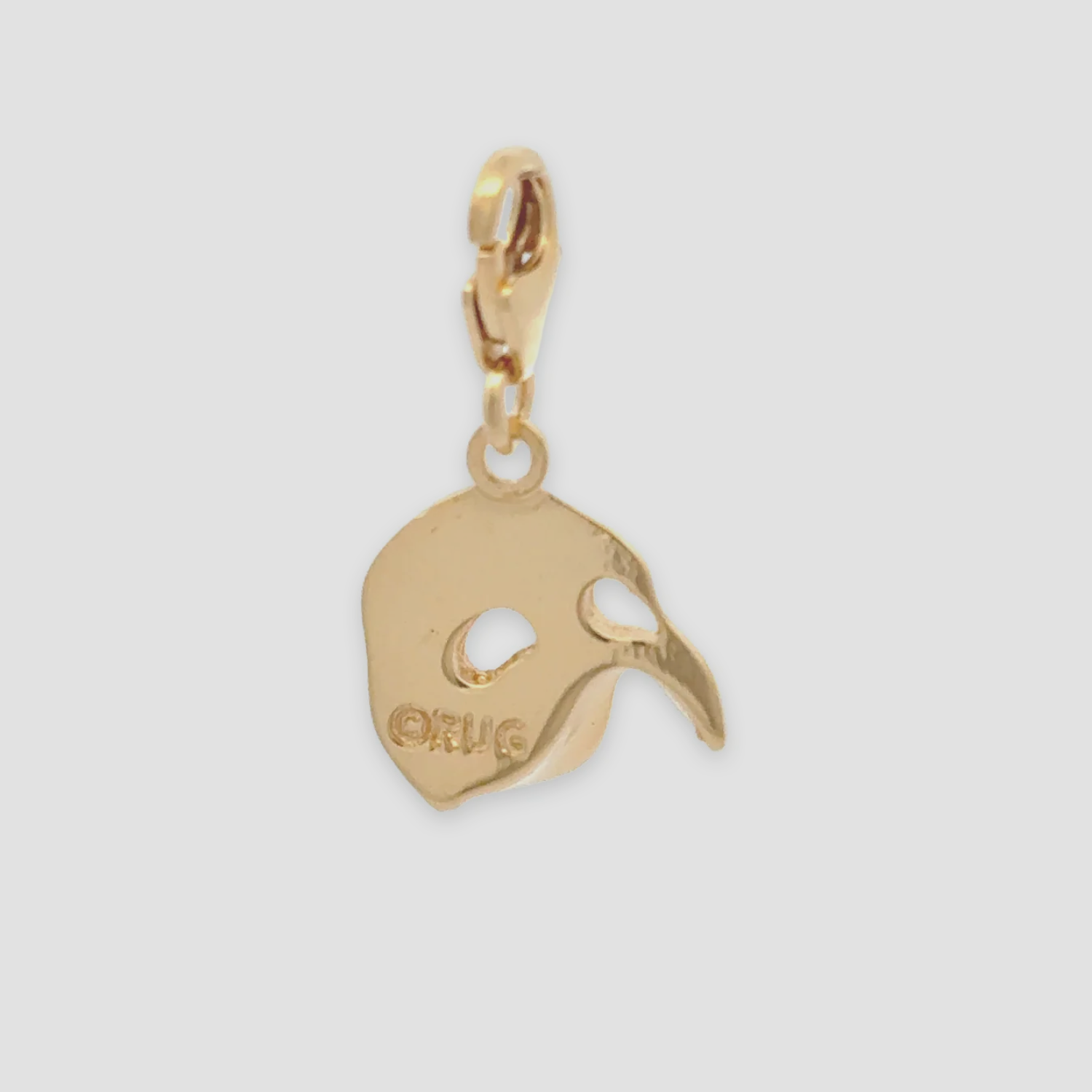 Phantom of the Opera – Mask Charm (18ct Gold Vermeil)