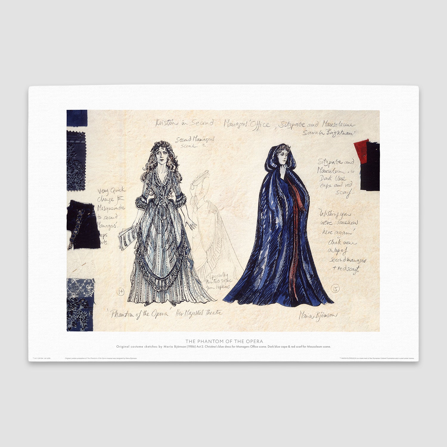 Phantom of the Opera Archive Print - Christine (Manager's Office & Mausoleum)