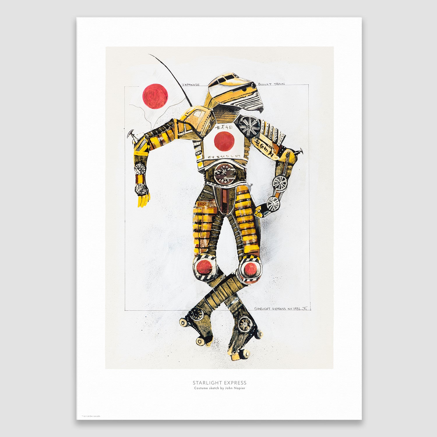 Starlight Express Archive Print - Japanese Bullet Train