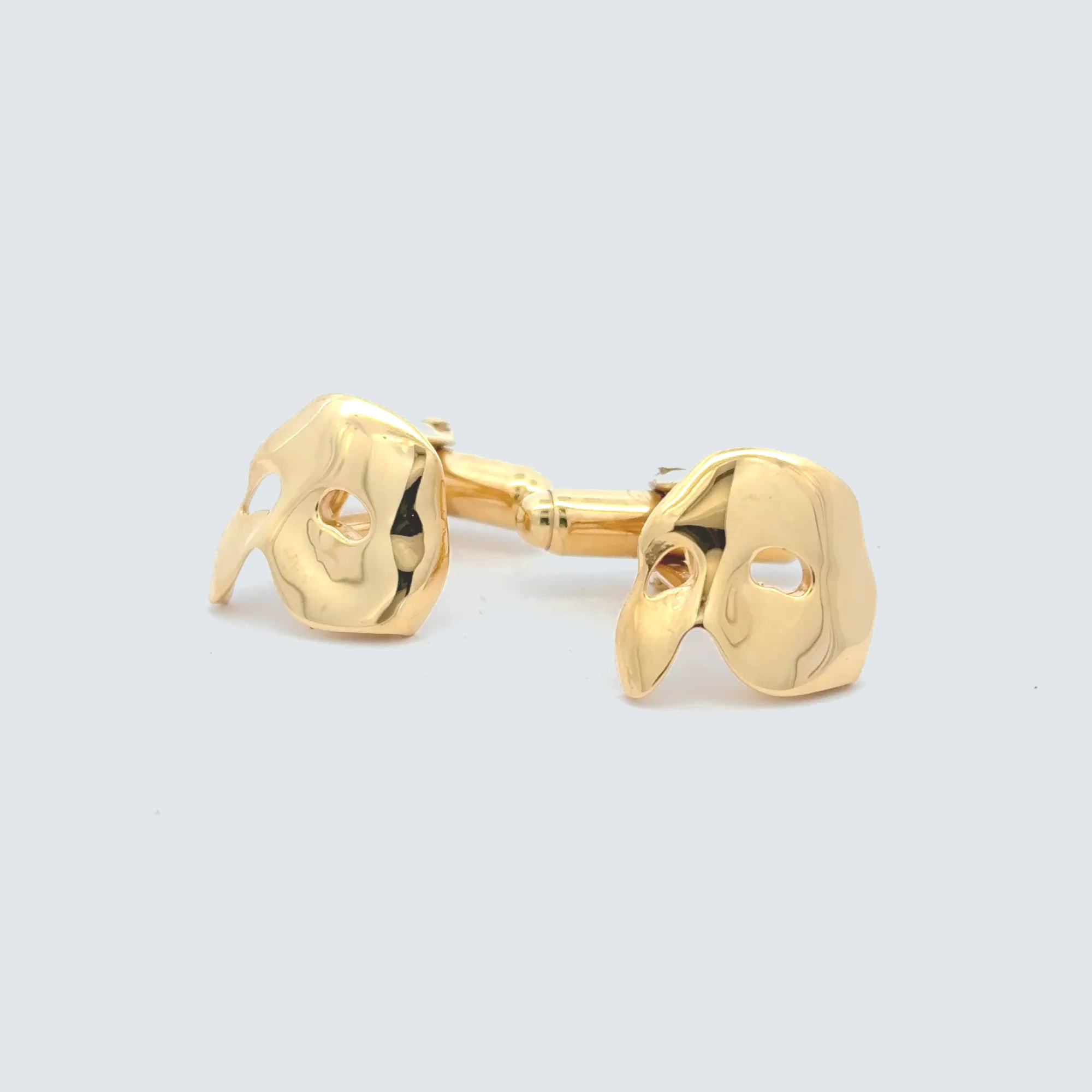 Phantom of the Opera - Mask Cufflinks (18ct Gold Vermeil)