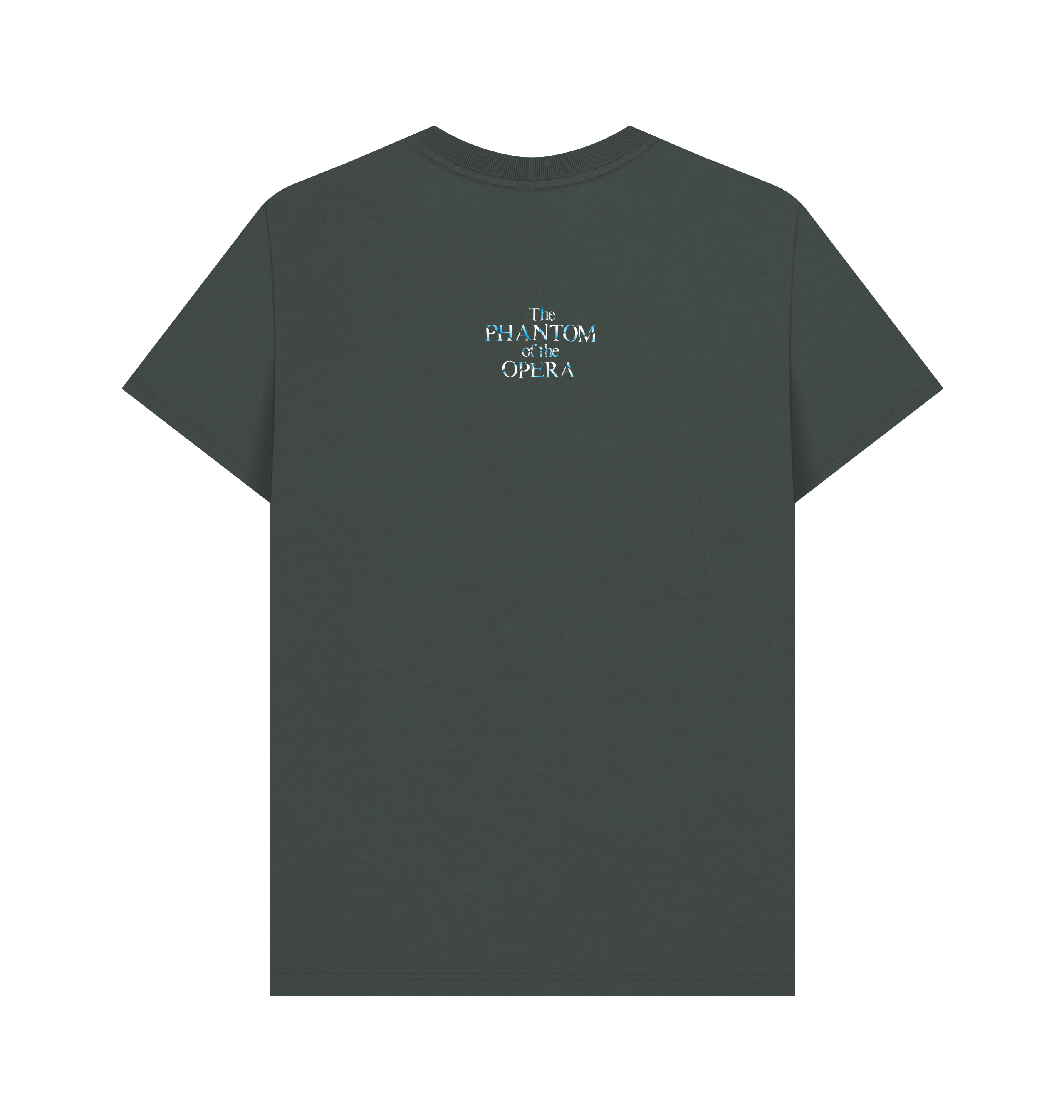 Dark Grey Printed T-shirt Back