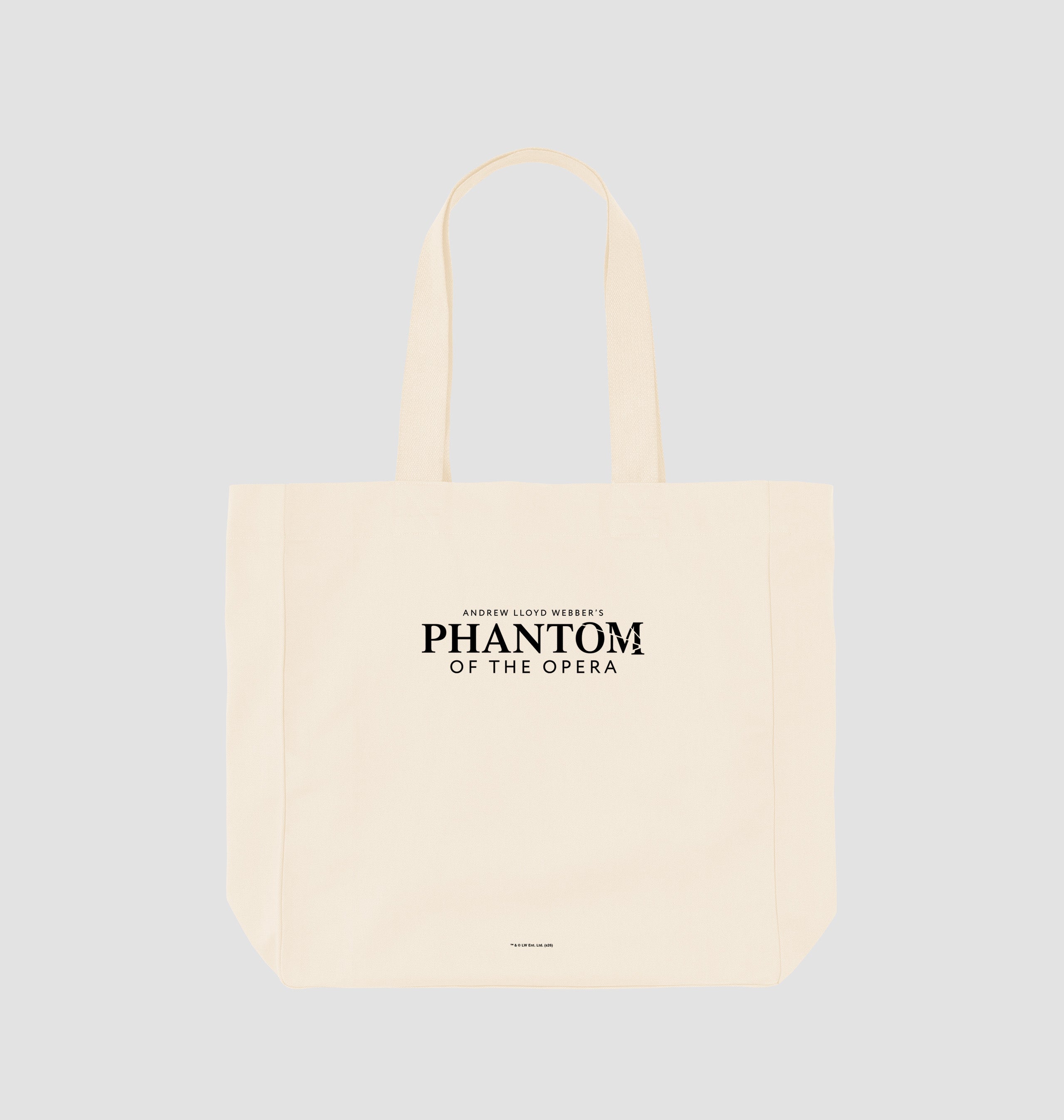 Phantom of the Opera - 'Anywhere You Go' Lyric Tote Bag